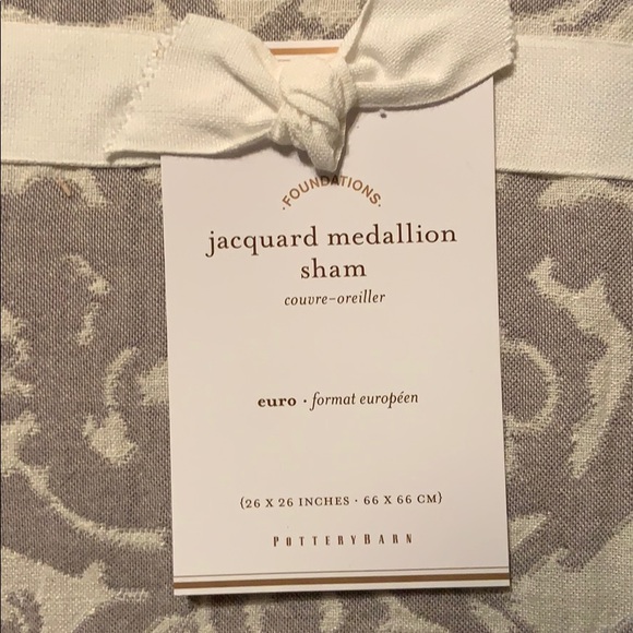 Pottery Barn Jacquard Medallion Shams